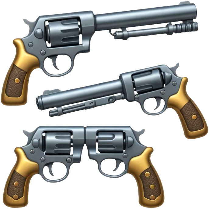 group of guns emoji