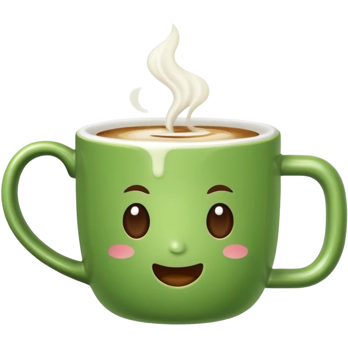 Macha coffee emoji