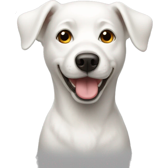 white dog  emoji