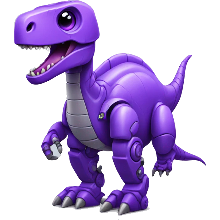 purple robot dinosaur emoji