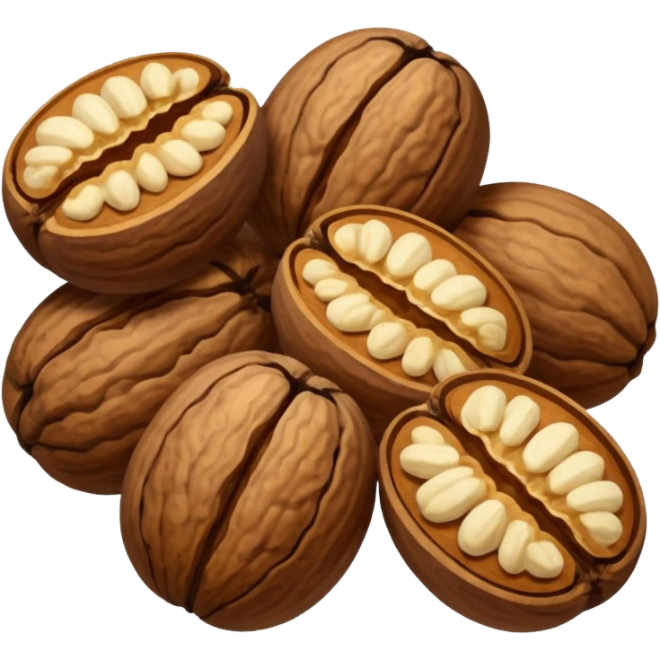 Walnut nuts without shell emoji