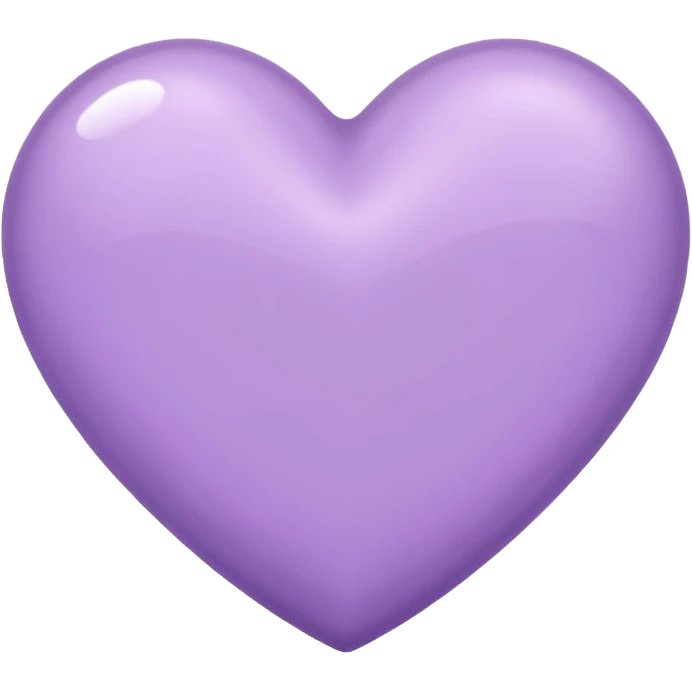 lilac heart emoji