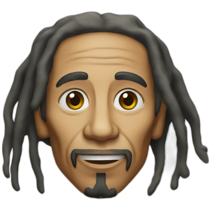 Old bob marley emoji