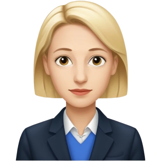 German politician Alice Weidel in a super realistic style emoji