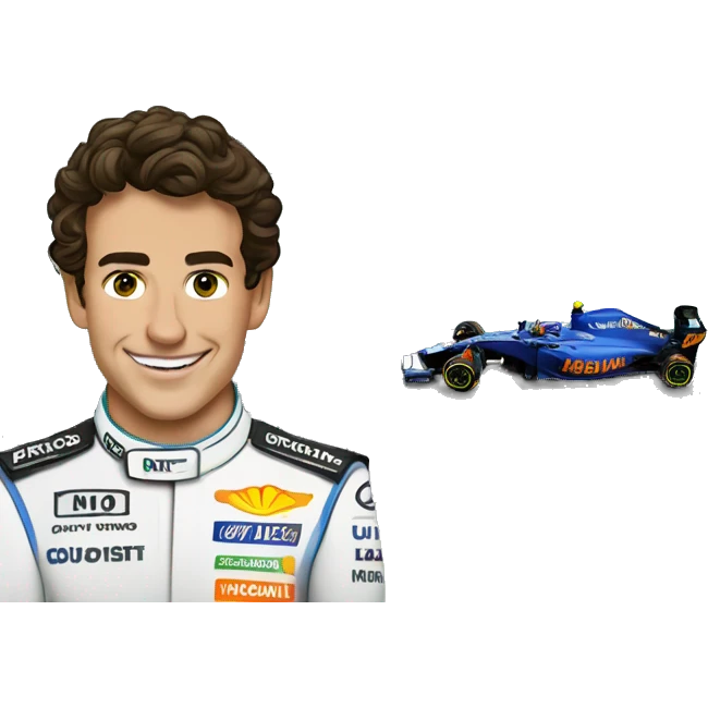  F1 miami circuit with Lando Norris  emoji