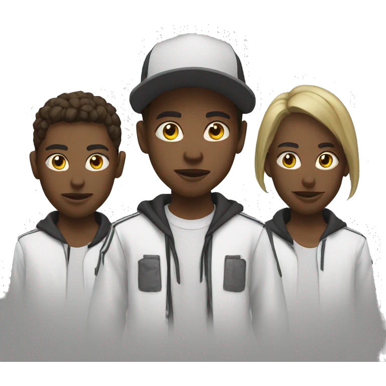 Street gang white team emoji