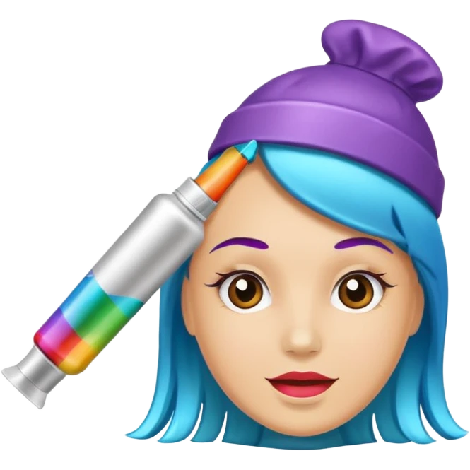 hair dye tube emoji