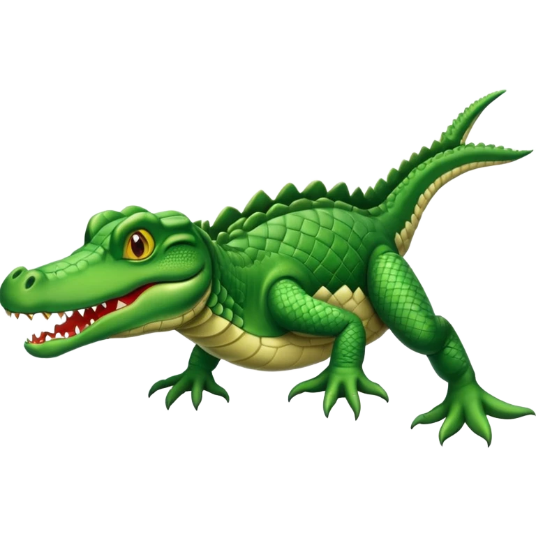 Flying crocodile  emoji