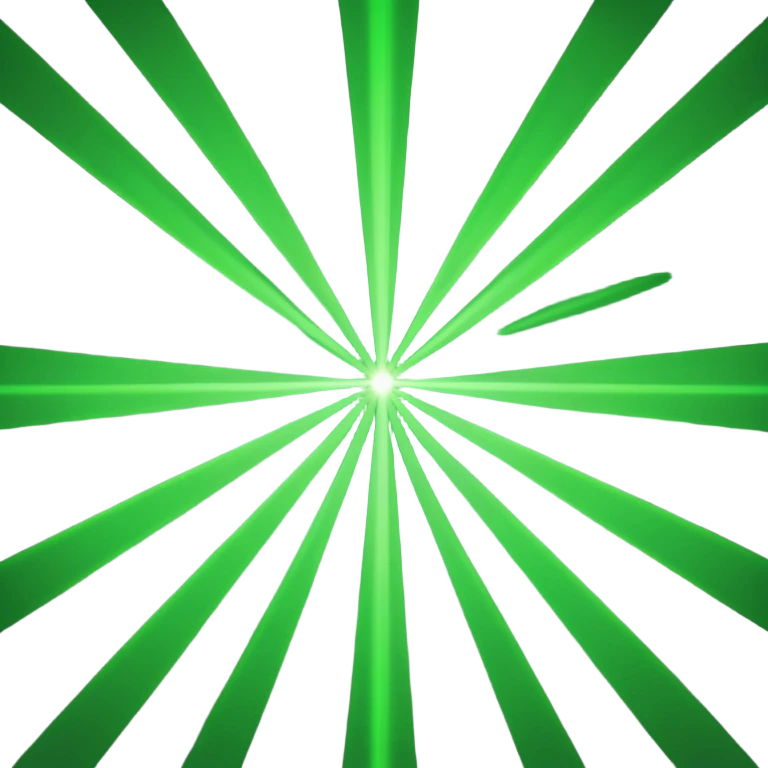 green laser emoji