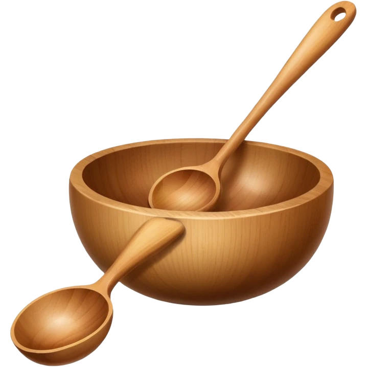 wooden kitchen utensil and item emoji
