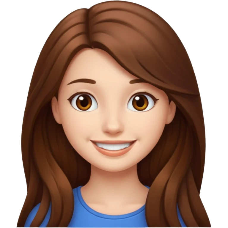 Fille belle emoji
