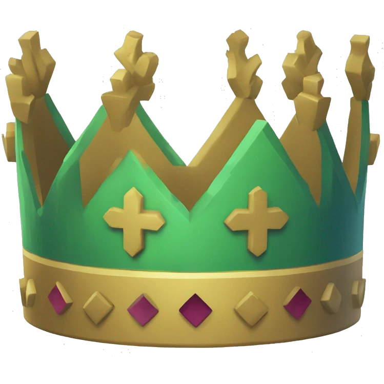 Minecraft Style Crown emoji