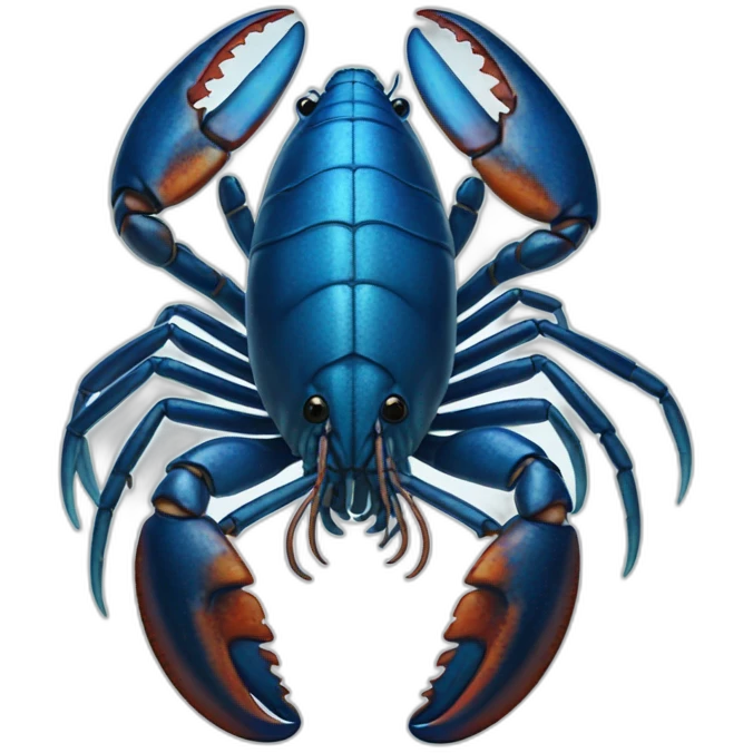 blue lobster emoji