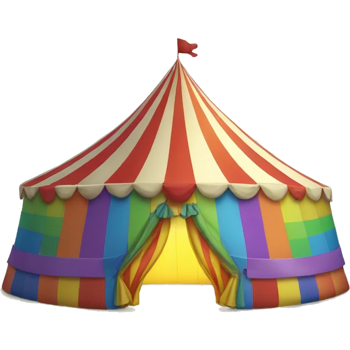 rainbow big top emoji