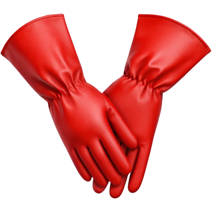 Red hair dye gloves emoji