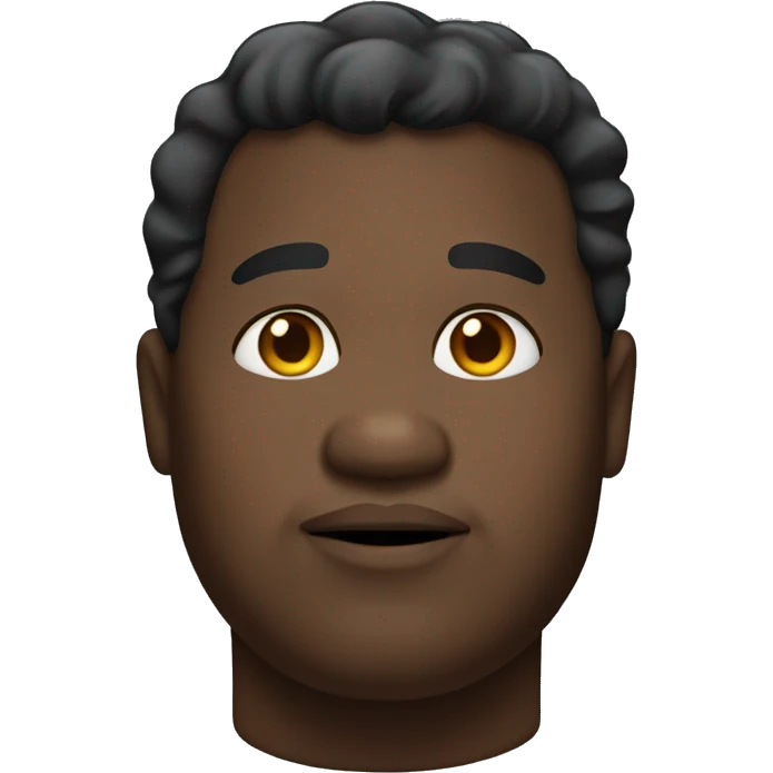Fat black guy  emoji