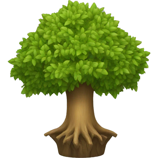 tree crown emoji