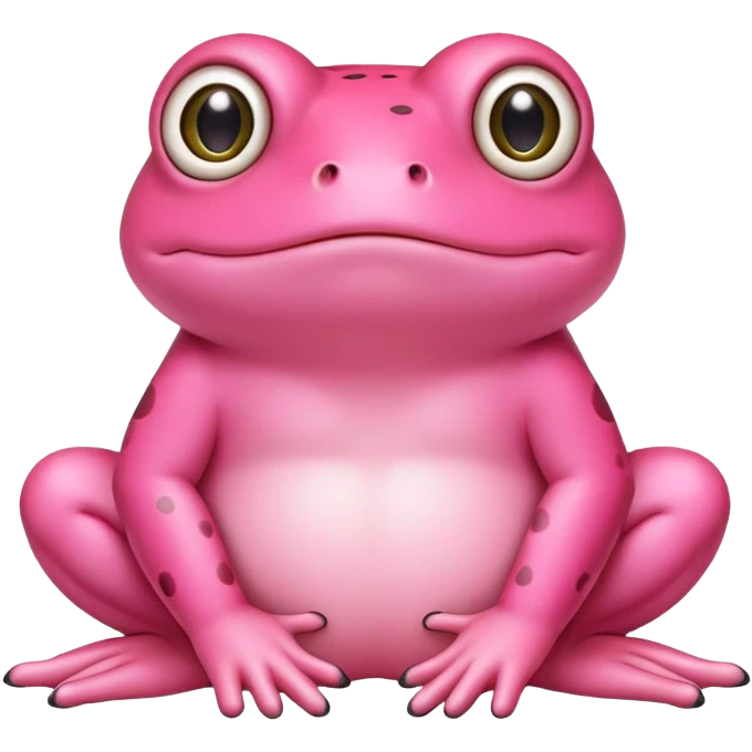 Pink toad emoji