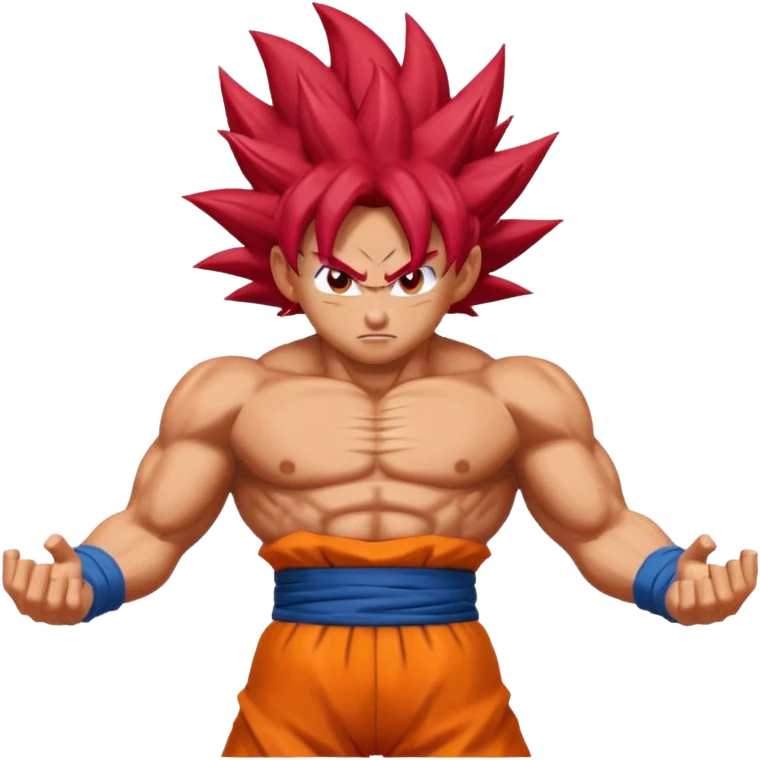 Goku super saiyan god emoji