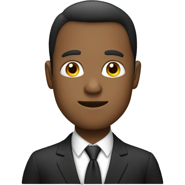 Person in suit emoji