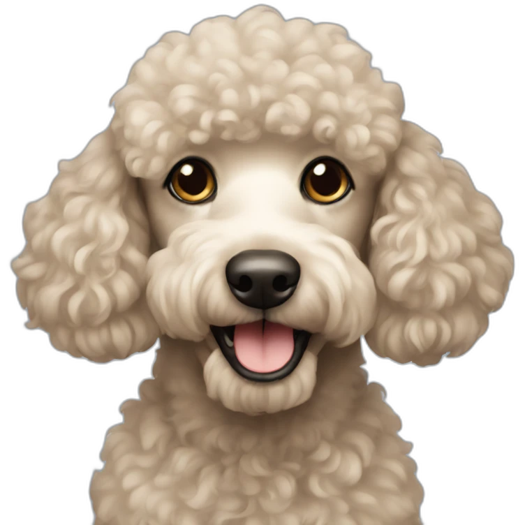 Poodle emoji