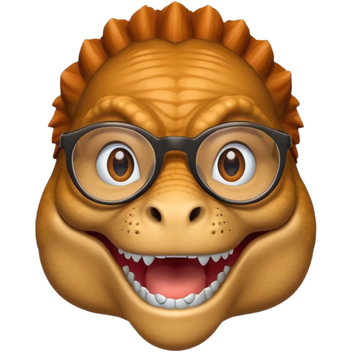 Professor T Rex emoji