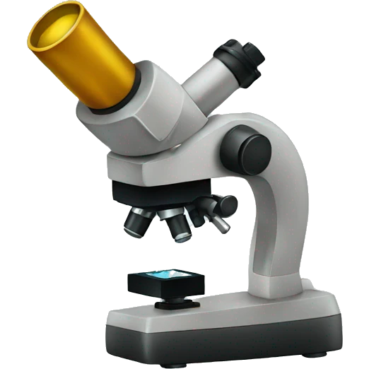 a microscope emoji