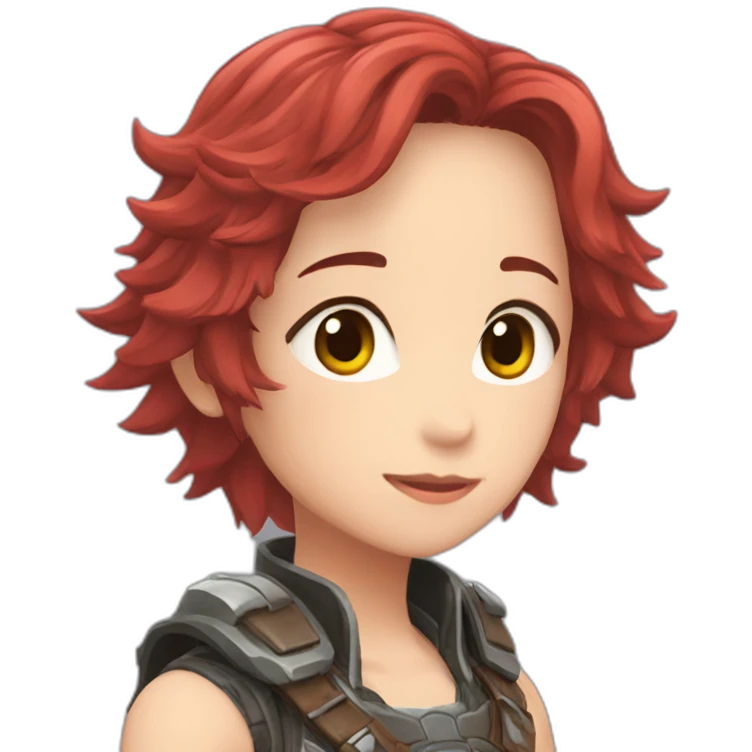 xenoblade redhaired pyra emoji