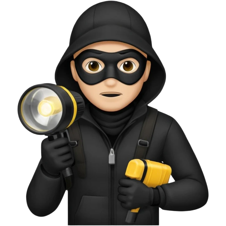Burglar emoji