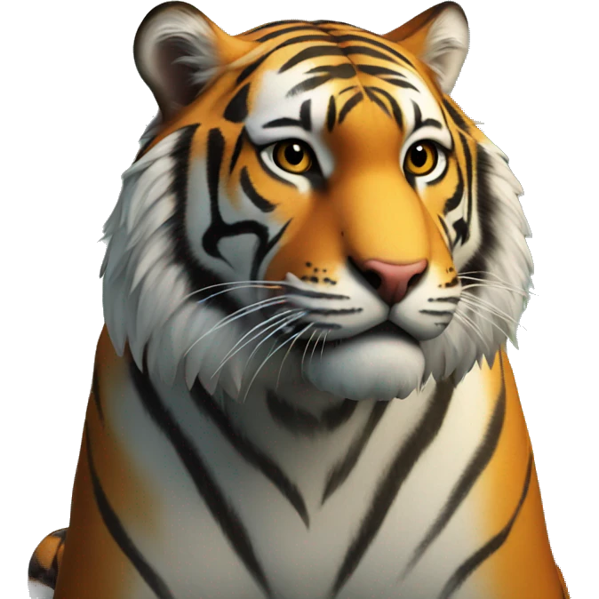 Tiger at river emoji