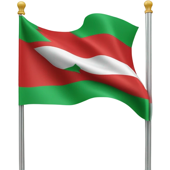 give me emoji flag syria al sawra in up green in down red in center white and 3 stras red emoji