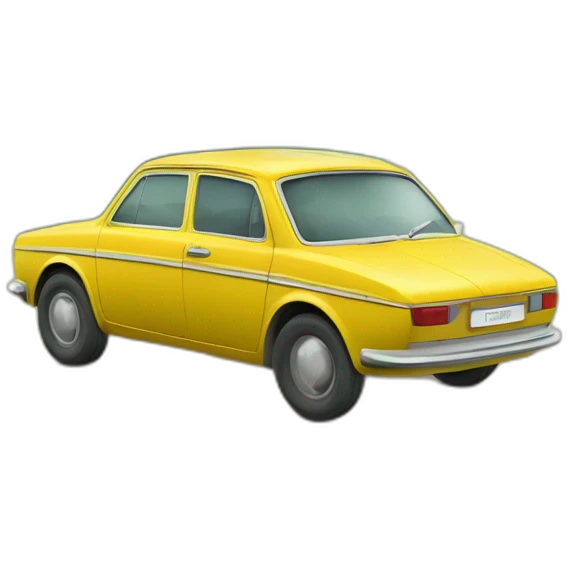 Voiture de Center Parcs Gary à côté de Center Parcs emoji