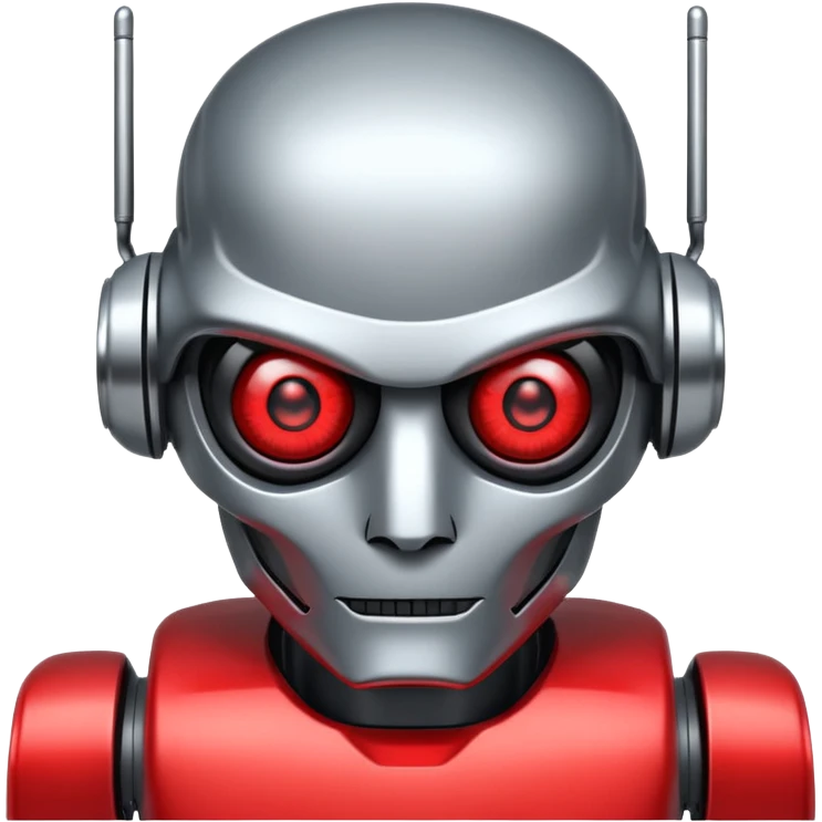 evil ai robot emoji