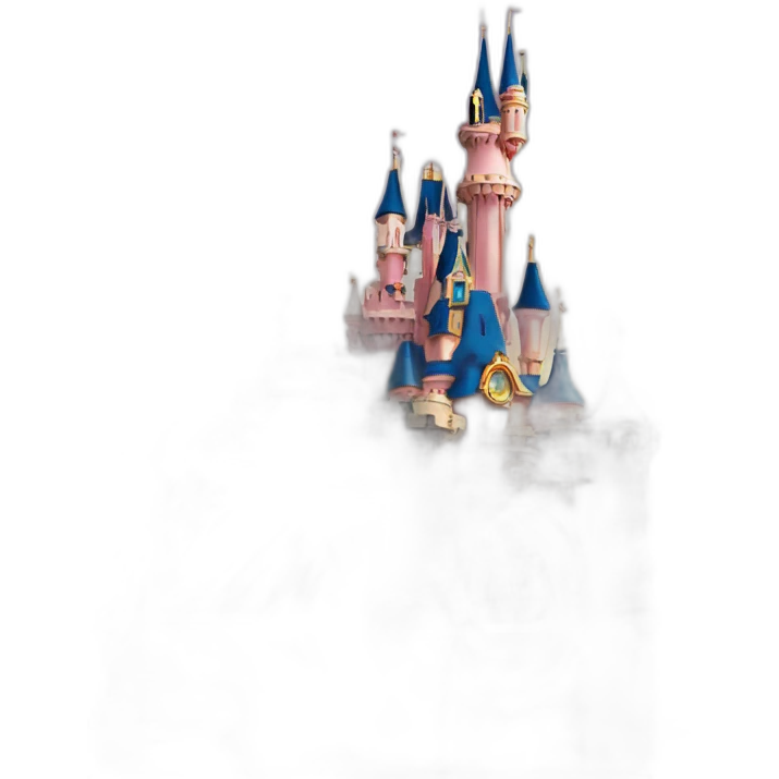 Disneyland paris castle with tower emoji