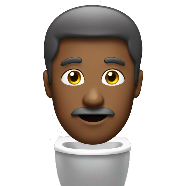 man in toilet emoji
