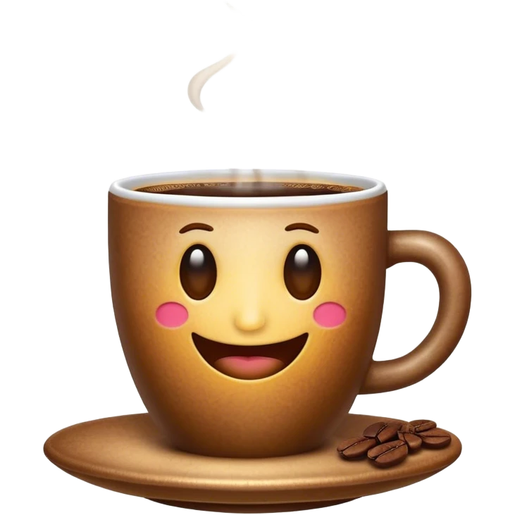 Cinematic Realistic Colombian Coffee Pop Culture Emoji, showcasing a steaming cup of rich, aromatic coffee that epitomizes Colombian culture rendered with detailed textures and warm, inviting lighting. emoji