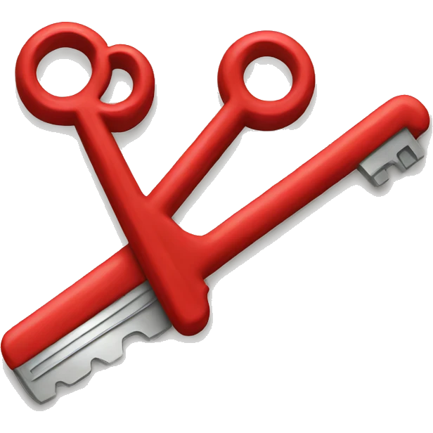 red key  emoji