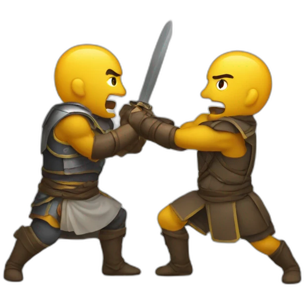 Battle fight emoji