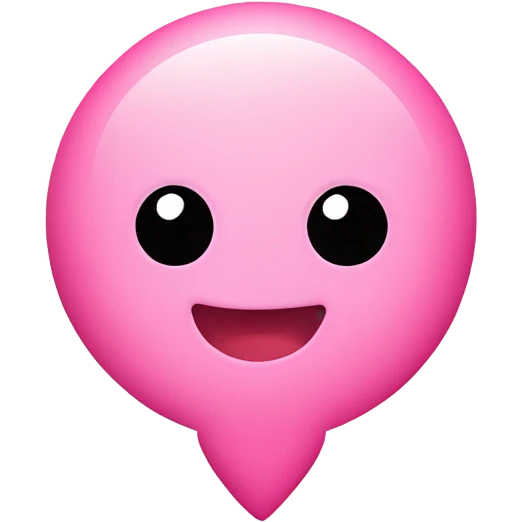Cute pink checklist, to-do-list, checkmark emoji