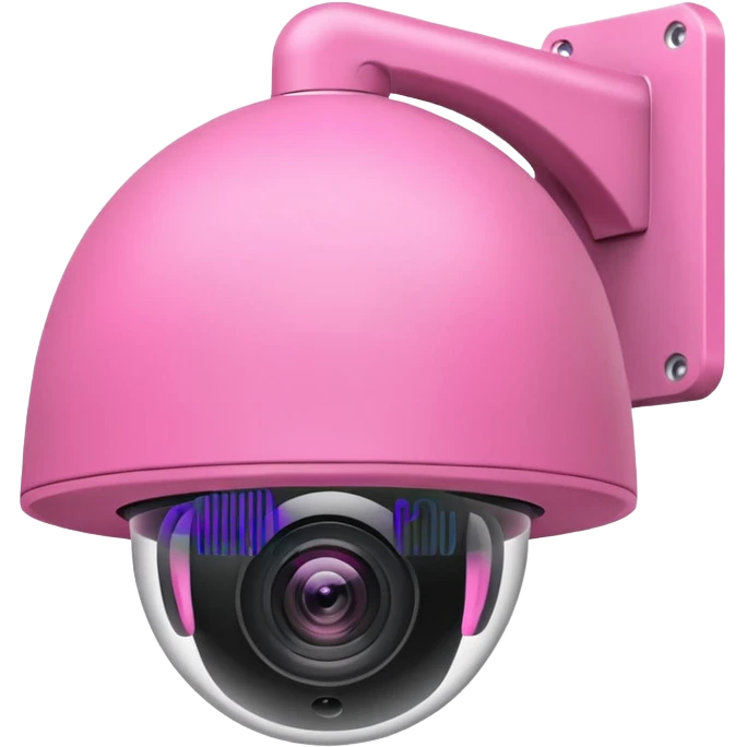 Security Camera pink  emoji