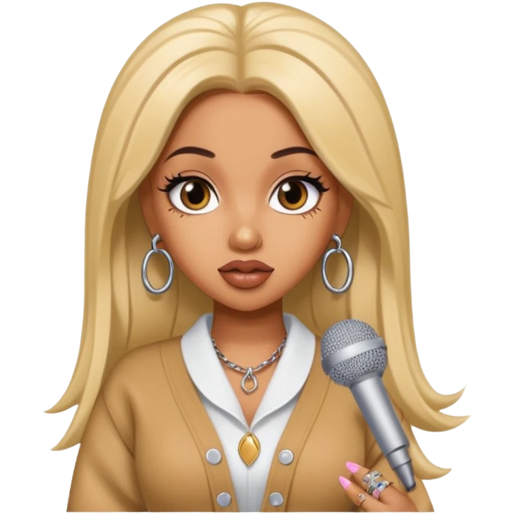 pretty bratz baddie, cardi b emoji