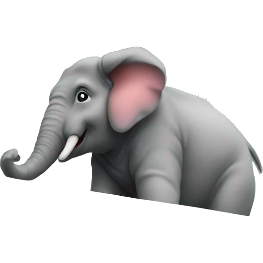 Un éléphant sur le balcon emoji
