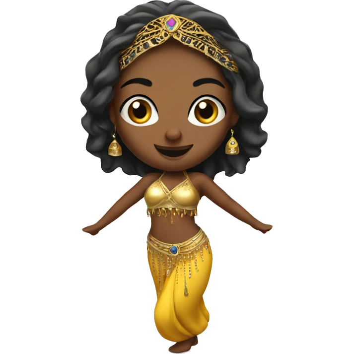Belly dancer emoji