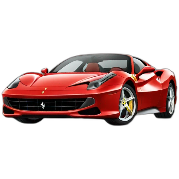 ferrari car emoji