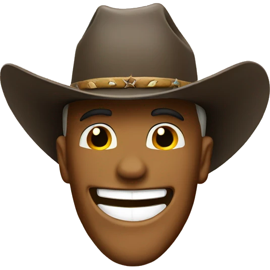 cowboy hat laughing  emoji
