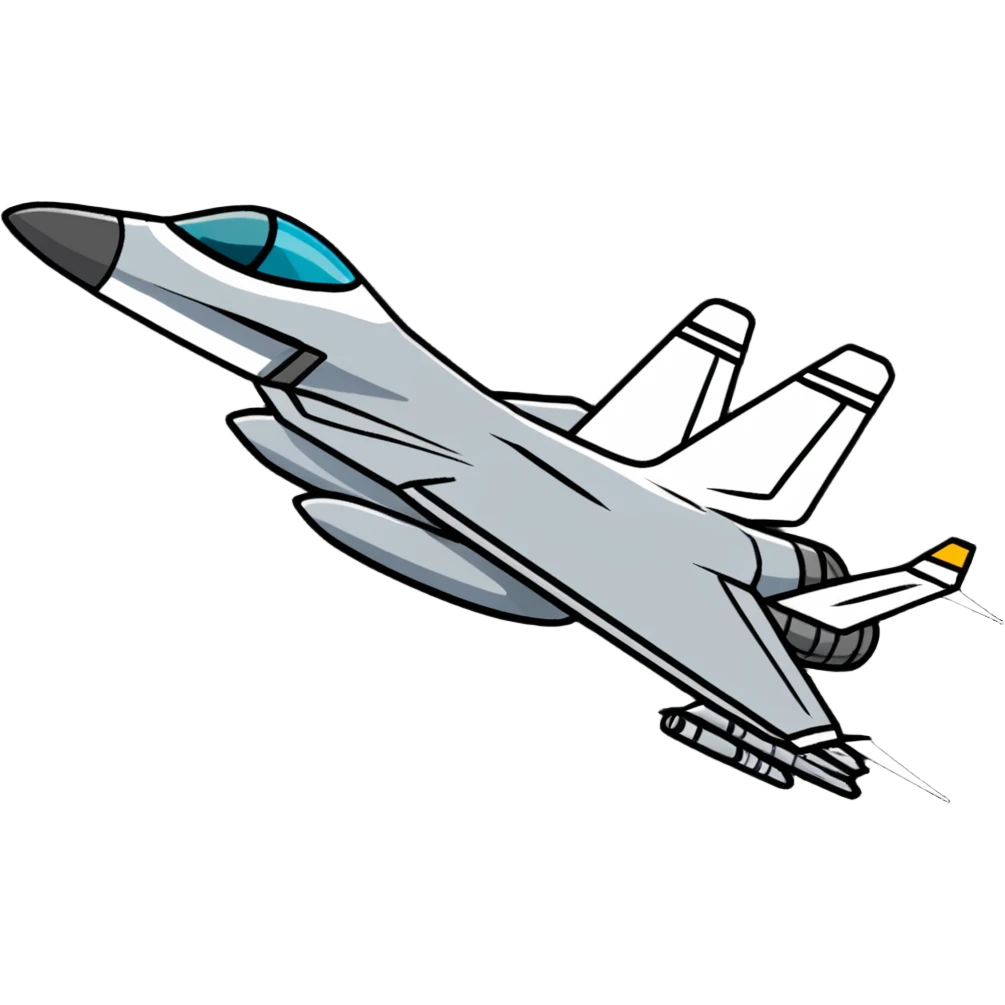 fighter jet dropping bombs emoji
