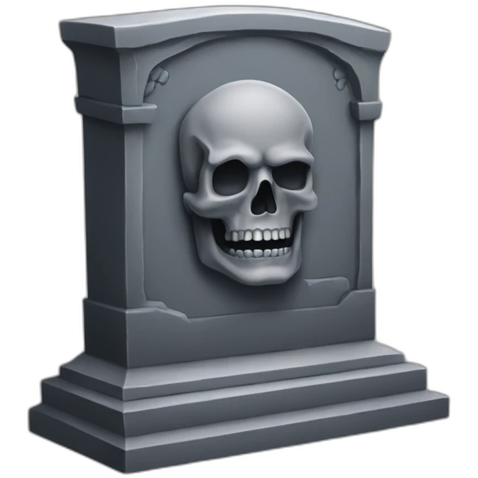 kickass tombstone emoji