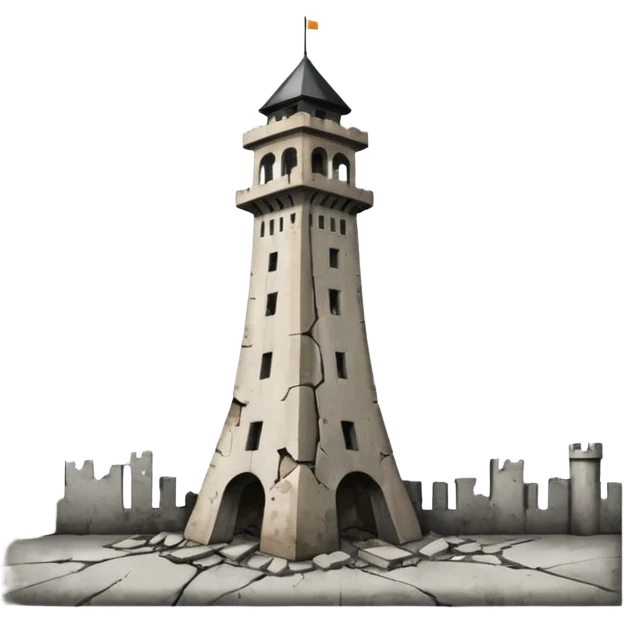 Uçak çarpan kule emoji