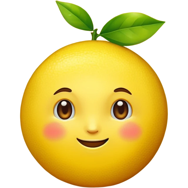 glazed lemon emoji