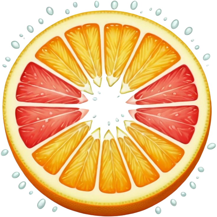 exposion of lemon, orange and grapeffruit emoji